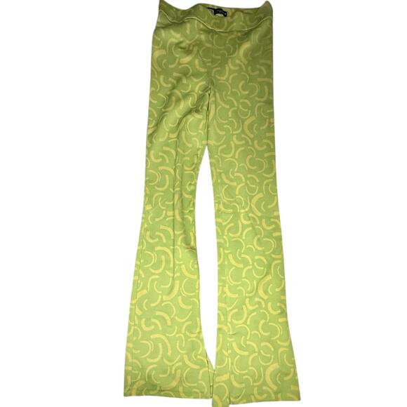 Zara Pants - Green Zara Abstract Pattern Pants Size M